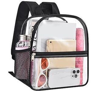 Clear Backpack For Stadium Approved 12×6×12, Water Proof Clear Bag For Stadium